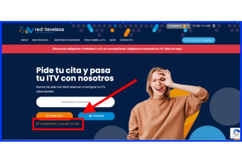 cancelar cita itv malpica